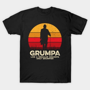 Grumpa Like a Regular Grandpa Only Grumpier T-Shirt